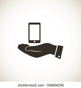  Pictograph of mobile icon