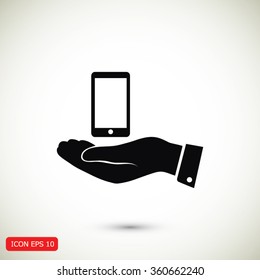  Pictograph of mobile icon