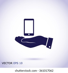  Pictograph of mobile icon