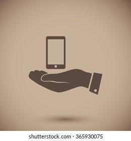  Pictograph of mobile icon
