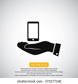  Pictograph of mobile icon