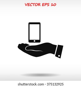  Pictograph of mobile icon