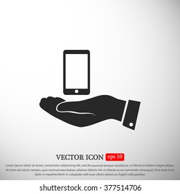  Pictograph of mobile icon