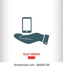  Pictograph of mobile icon