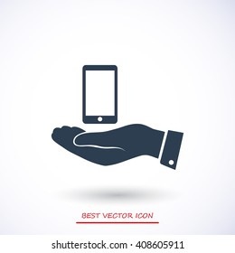  Pictograph of mobile icon