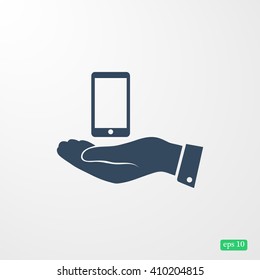  Pictograph of mobile icon