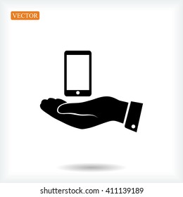  Pictograph of mobile icon