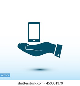  Pictograph of mobile icon