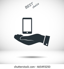  Pictograph of mobile icon