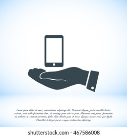  Pictograph of mobile icon