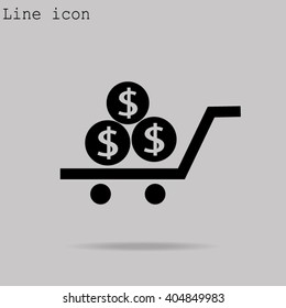 Pictograph of money