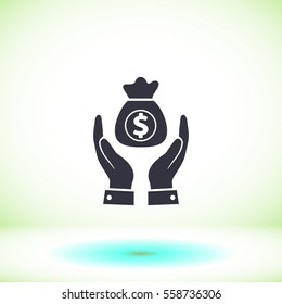 Pictograph of money