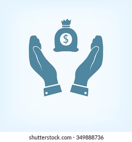 Pictograph of money icon