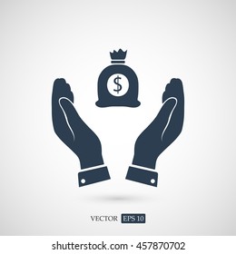 Pictograph of money icon