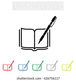 Pictograph of note. vector illustration