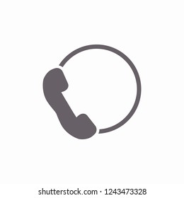Pictograph of phone. icon. Vector Eps 10