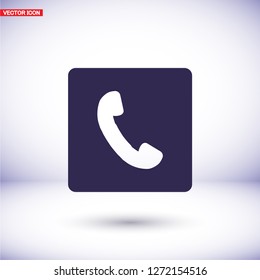 Pictograph of phone. icon. Vector Eps 10