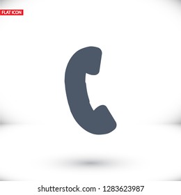 Pictograph of phone. icon. Vector Eps 10