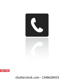 Pictograph of phone. icon. Vector Eps 10