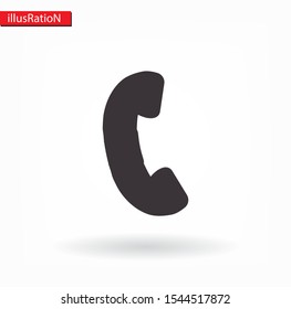Pictograph of phone. icon. Vector Eps 10 . Lorem Ipsum Flat Design