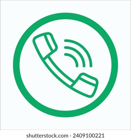 Pictograph of phone. Vector simple concept illustration for design. Eps 10
