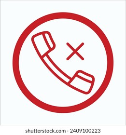Pictograph of phone. Vector simple concept illustration for design. Eps 10