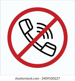 Pictograph of phone. Vector simple concept illustration for design. Eps 10