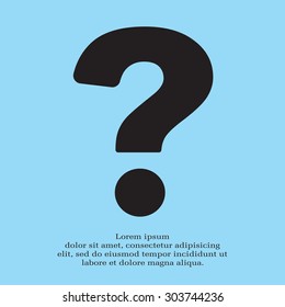 Pictograph of question mark
