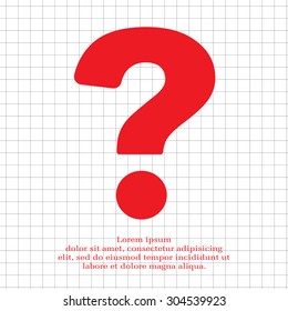 Pictograph of question mark