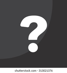 Pictograph of question mark