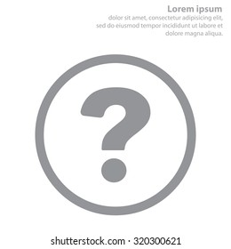 Pictograph of question mark