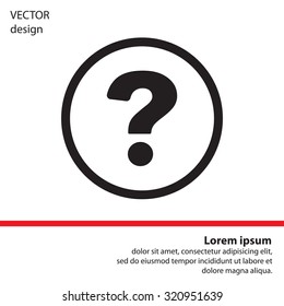 Pictograph of question mark