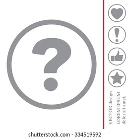 Pictograph of question mark