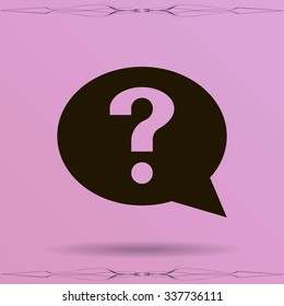 Pictograph of question mark