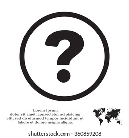 Pictograph of question mark