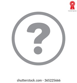 Pictograph of question mark