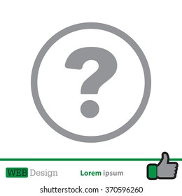 Pictograph of question mark