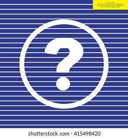 Pictograph of question mark