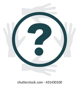Pictograph of question mark