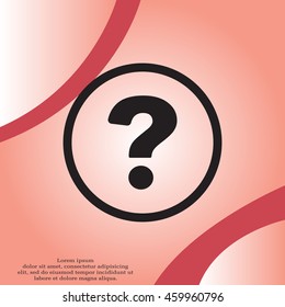 Pictograph of question mark