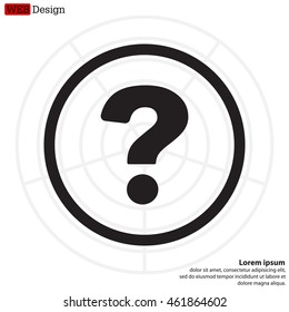 Pictograph of question mark
