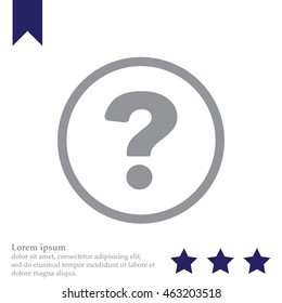 Pictograph of question mark