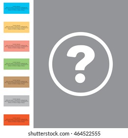 Pictograph of question mark