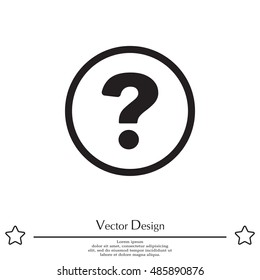 Pictograph of question mark