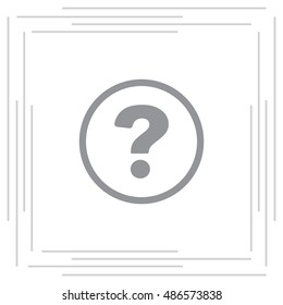 Pictograph of question mark