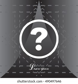 Pictograph of question mark