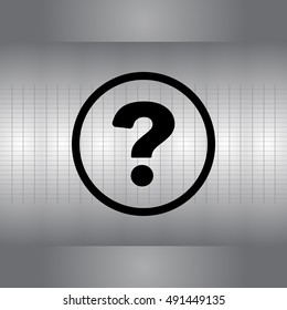 Pictograph of question mark