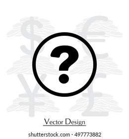 Pictograph of question mark