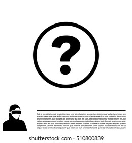 Pictograph of question mark