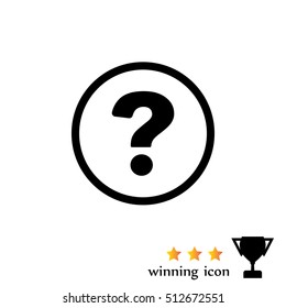 Pictograph of question mark